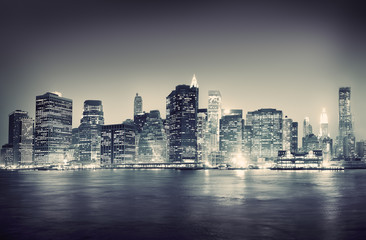 Obraz premium City Scape New York Buildings Travel Concept