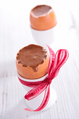 easter chocolate mousse