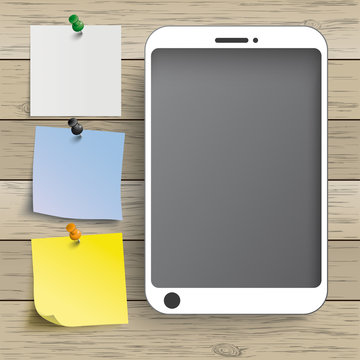 Wood Background Smartphone Stickers