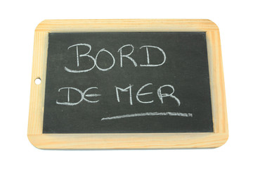 Obraz premium ardoise bord de mer