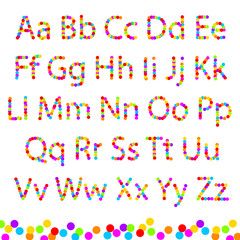 Font color of the circles