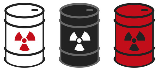 tonneaux futs toxiques picto vecteurs