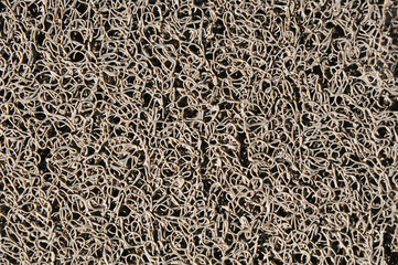 Texture of entangled rubber thread.
