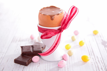 easter chocolate mousse