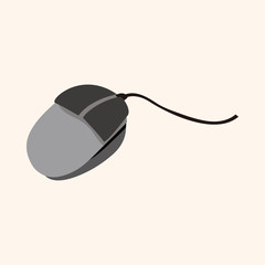 computer theme mouse elements vector