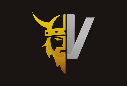 recommend clip art: Viking gold silver logo vector