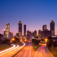 Fototapeta na wymiar Image of the Atlanta skyline