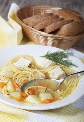 Chicken soup.