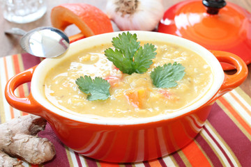 Kürbissuppen