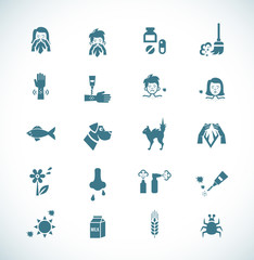 Allergies icons