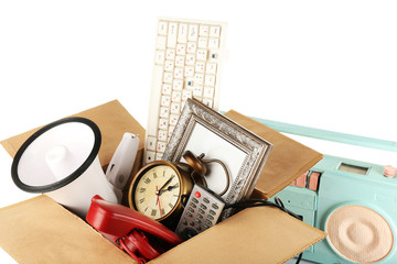 Box of unwanted stuff close up © Africa Studio