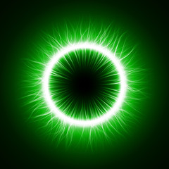 devil's eye (inner simple,outer turbulenced lines version)