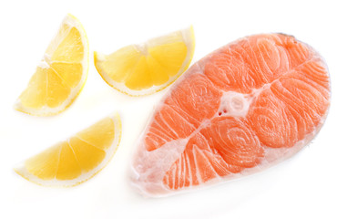 Fresh fish isolated on white