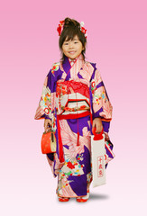 七五三の女の子