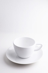 coffee cup on white background