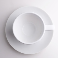Obraz na płótnie Canvas coffee cup on white background