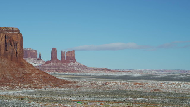 Monument Valley Colorado Plateau Navajo Tribal Park desert Buttes, Arizona, USA