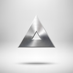 Abstract Triangle Button Template