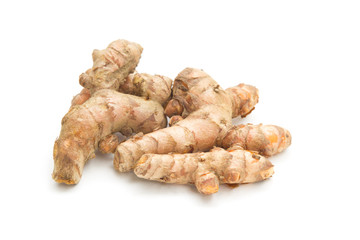 Turmeric isolated on white background