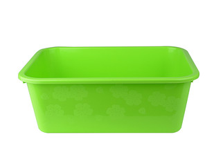 Green plastic box