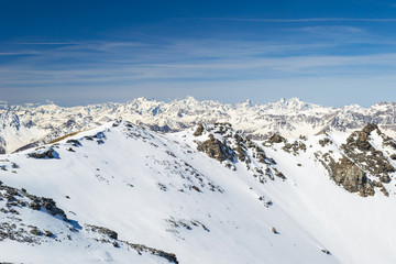 Ecrins Massif at the horizon