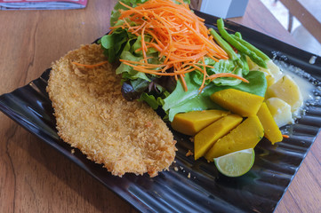 Fish and Salad
