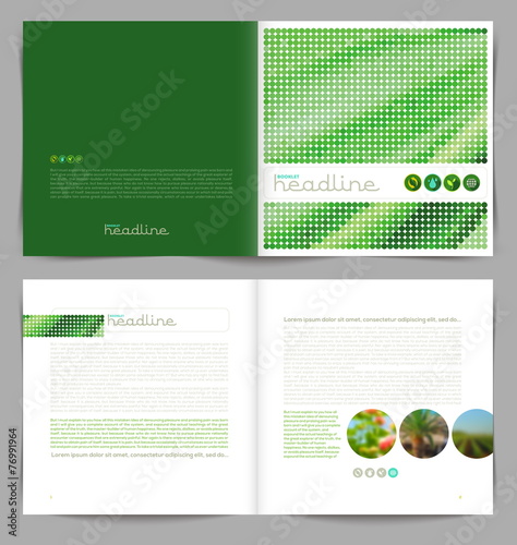 booklet design template