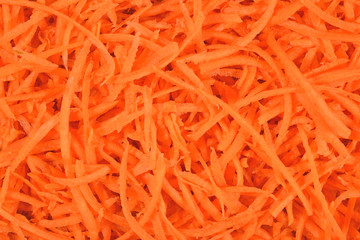 Chopped carrot background