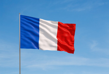 Naklejka na ściany i meble flag of France