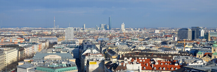 Obraz premium blick über wien