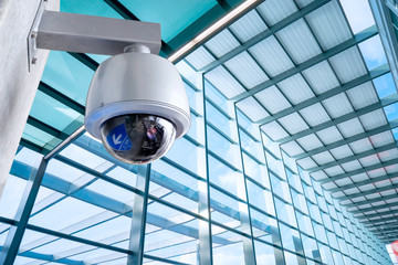 Security Camera, CCTV on location, airport