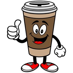 Coffee with Thumbs Up