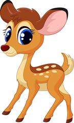 Cute cartoon deer
