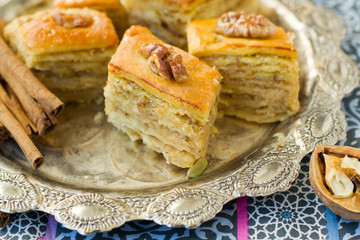 Baklava, traditional oriental sweets