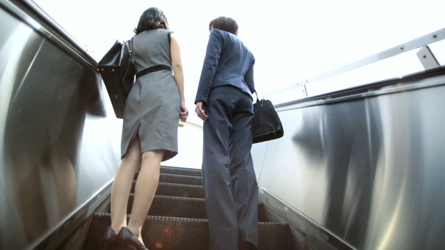 Asian Japanese Females Outdoors Business Successful Financial Career