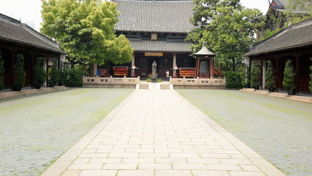 Shanghai Temple Confucius Philosopher Religion Huangpu District China 