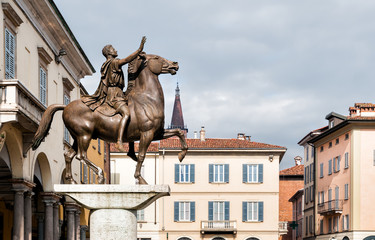Regisole monument of Pavia, Italy
