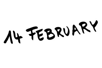 14 february...