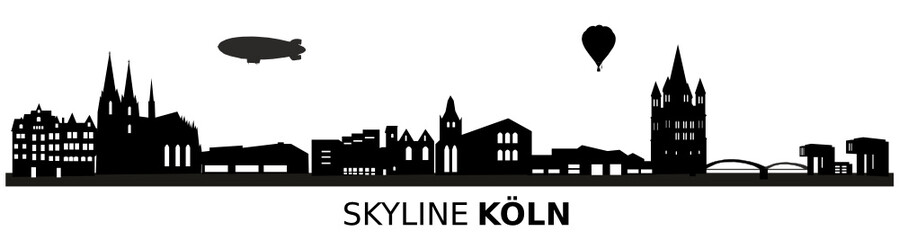 Fototapeta premium Skyline Köln