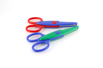 Two color scissors