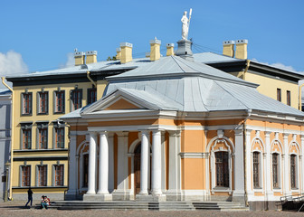 Fototapeta na wymiar Boat house of Peter the Great