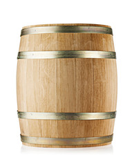 Wooden round oak barrel © alexlukin