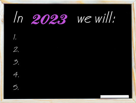 In 2023 we will