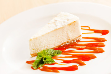 cheesecake with caramel