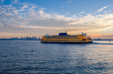 Staten Island Ferry at Dawn © alpegor