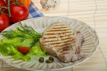 Grilled t-bone steak