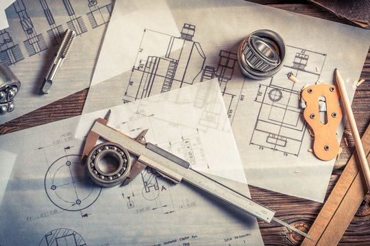 Development of mechanical schemes based on measurements