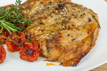 Roasted pork