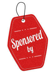 Sponsored by leather label or price tag