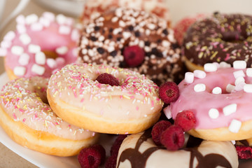 colorful donuts